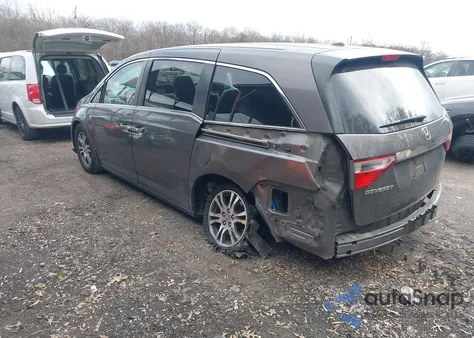 2011 Honda Odyssey Ex-L z USA, uszkodzony, nr VIN 5FNRL5H69BB082528
